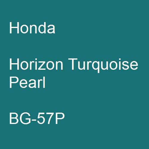 Honda, Horizon Turquoise Pearl, BG-57P.